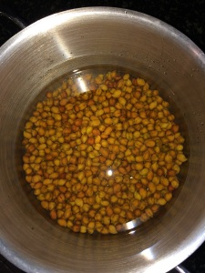Soak the chana overnight or for 7 - 8 hours.